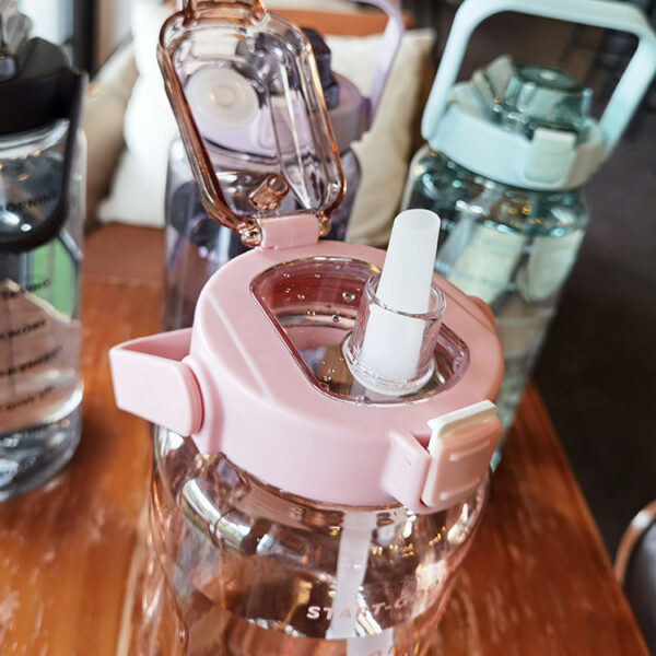 Large Plastic Cup Portable Water Bottle - Image 6