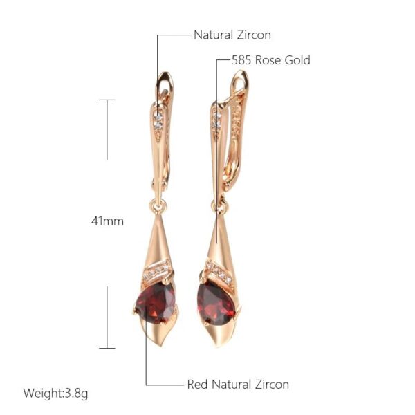 Japan And South Korea Simple Zircon Earrings Women's Ear Clip Kazakhstan - Image 3