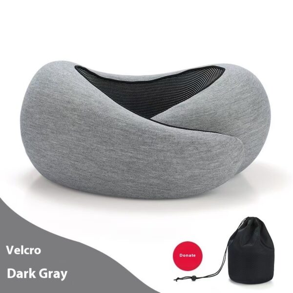 Soft Memory Foam Travel Neck Pillow U Shape Adjustable Support Comfortably Sleeping On Plane Car Office Noon Break - Image 10