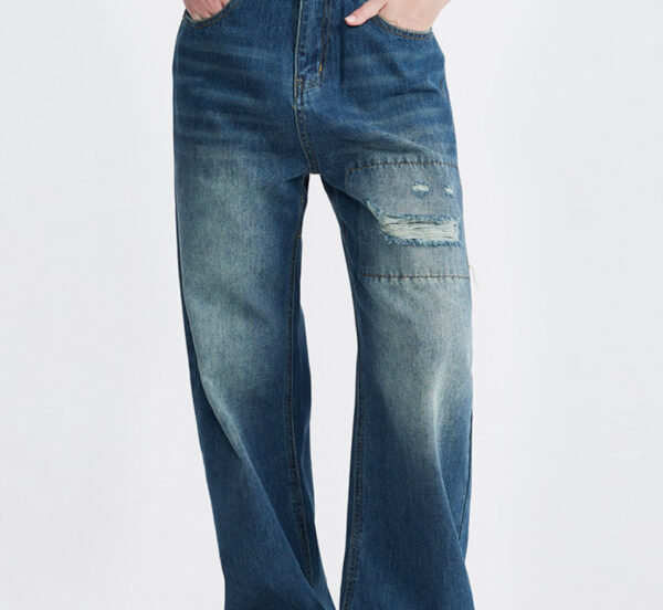 Fashion Loose Cool Vintage Jeans For Men - Image 2