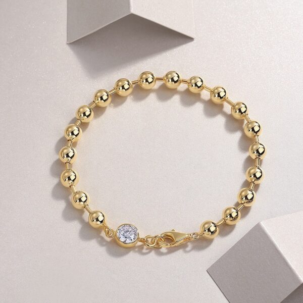 Luxury Fashion Mossan Diamond S925 Silver Bracelet Comparable To Natural Diamonds - Image 2