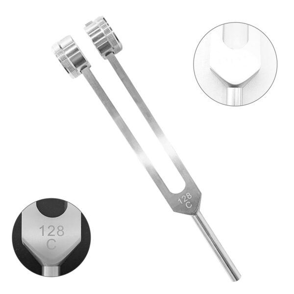 128 Hz Tuning Fork Set Weighted Bio-Acoustic Tuning Fork For Healing Chakra,Sound Therapy,Reliever Stress - Image 8