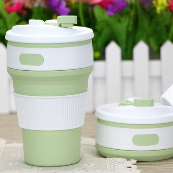 Coffee Mugs Travel Collapsible Silicone Cup Folding Water Cups BPA FREE Food Grade Drinking Ware Mug Tea Coffee Cups - Image 6