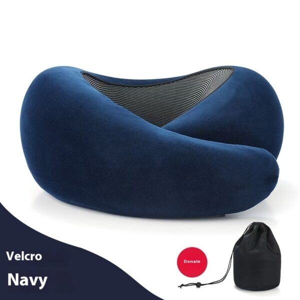 Soft Memory Foam Travel Neck Pillow U Shape Adjustable Support Comfortably Sleeping On Plane Car Office Noon Break - Image 8