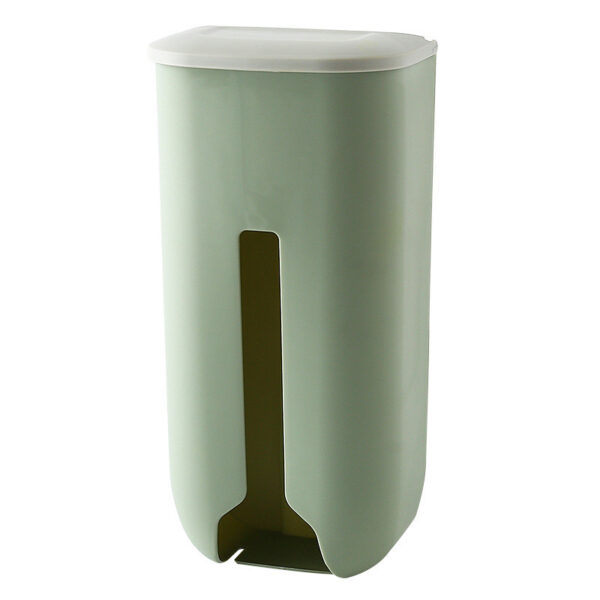 Wall-mounted Removable Kitchen Large-capacity Non-perforated Non-marking Plastic Bag Storage Box - Image 4