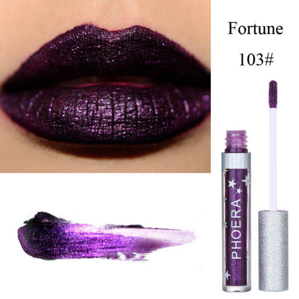 Moisturizing Candy Color Lip Gloss Waterproof Glitter Liquid Lipstick Long Lasting Makeup Lipstick - Image 6