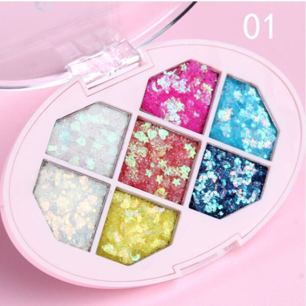 Face Jewels Eyeshadow Shimmer Pigment Body Face Eye Glitter Sequin Gel Cream Eye Shiny Skin Face Festival Cosmetic Glitter - Image 9
