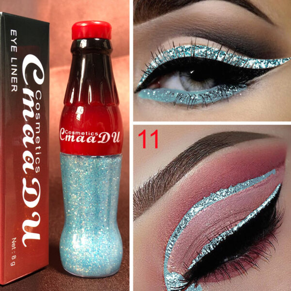Color Eyeliner Glitter Pencil Women Party Smoky Sexy Eyes Liner Diamond Shining Glitter Eyeliner Makeup Cosmetics Beauty - Image 5