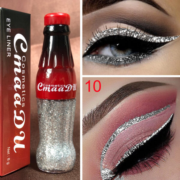 Color Eyeliner Glitter Pencil Women Party Smoky Sexy Eyes Liner Diamond Shining Glitter Eyeliner Makeup Cosmetics Beauty - Image 3