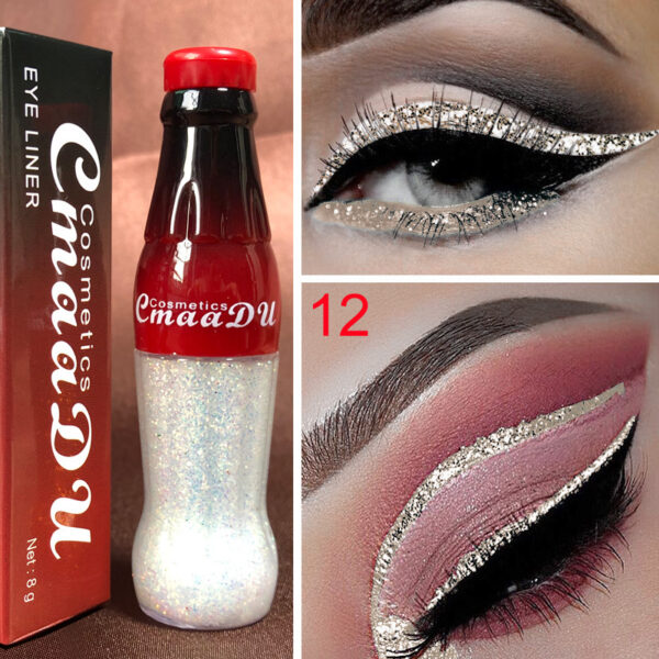 Color Eyeliner Glitter Pencil Women Party Smoky Sexy Eyes Liner Diamond Shining Glitter Eyeliner Makeup Cosmetics Beauty - Image 6