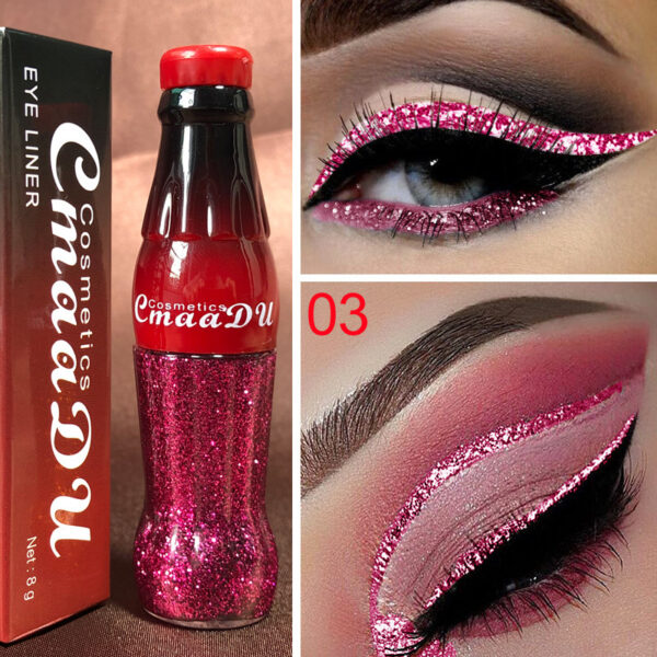 Color Eyeliner Glitter Pencil Women Party Smoky Sexy Eyes Liner Diamond Shining Glitter Eyeliner Makeup Cosmetics Beauty - Image 7