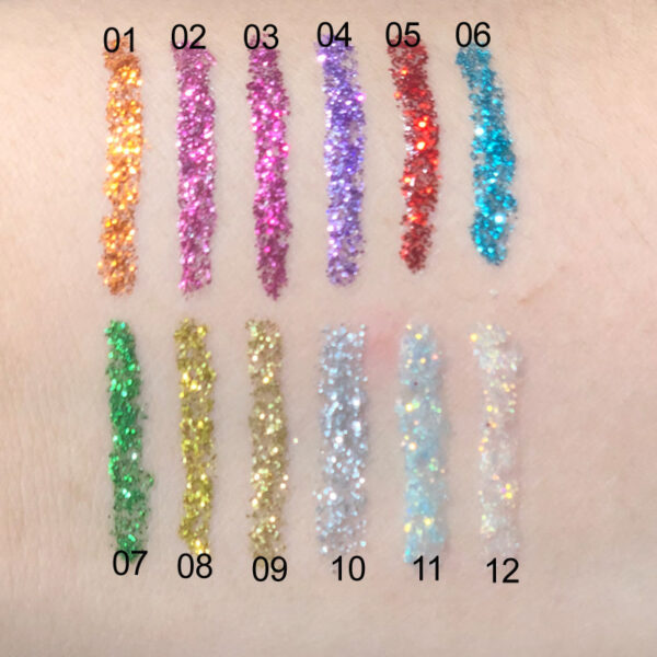 Color Eyeliner Glitter Pencil Women Party Smoky Sexy Eyes Liner Diamond Shining Glitter Eyeliner Makeup Cosmetics Beauty - Image 2