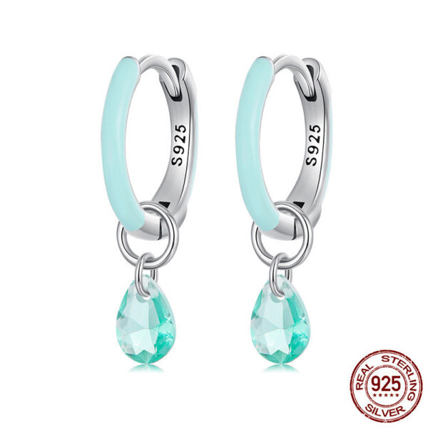 Romantic Summer Style S925 Sterling Silver Stud Earrings - Image 3