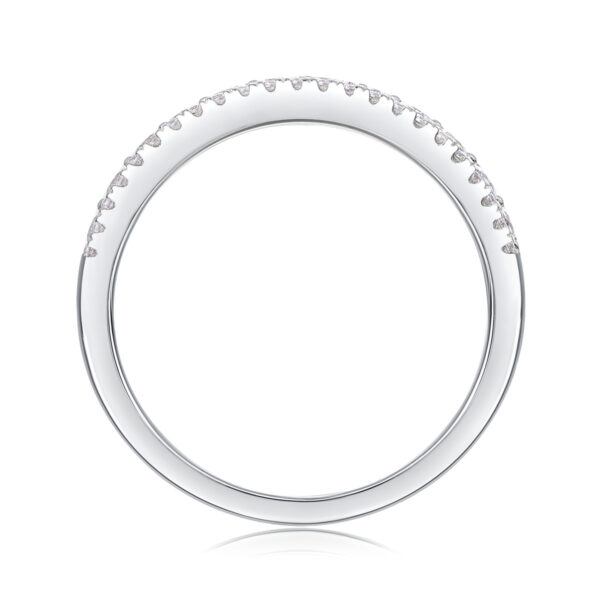 Luxury Fashion Multi-row Diamond Ring With Moissanite Silver Ring - Image 3
