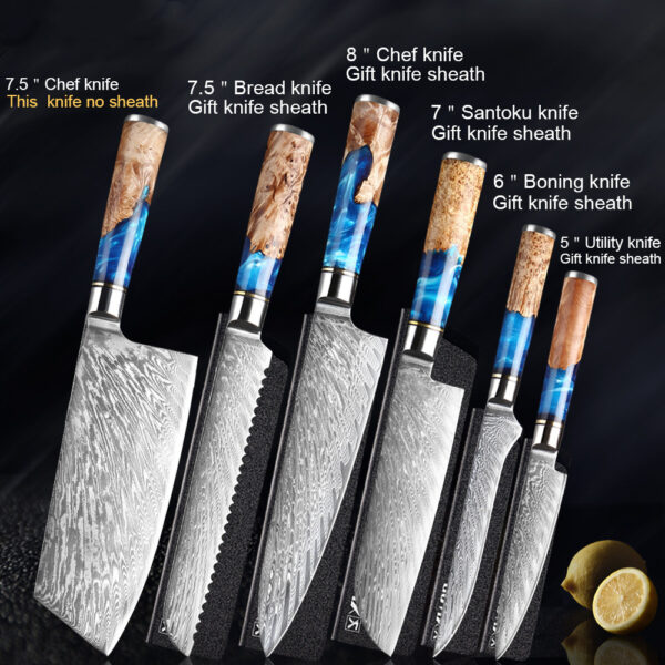 Kitchen Knife Set Chef's Knife Meat Chopping Knife - Image 7