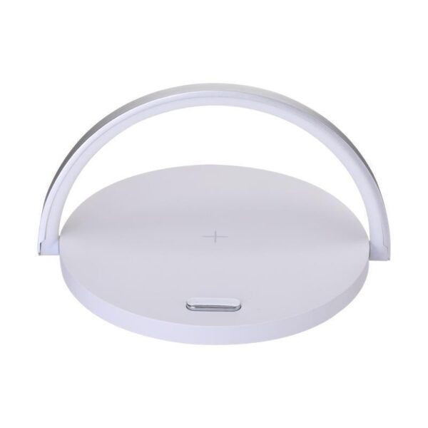 10w Wireless Charger Block Holder For Smart Phone Foldable Fast Charging Table Phone Stand Support With Led Table Lamp Portable - Image 2