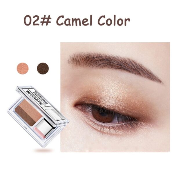 LAIKOU Double Color Eye Shadow Makeup Palette Glitter Palette Eyeshadow Pallete Waterproof Glitter Eyeshadow Shimmer Cosmetics - Image 5