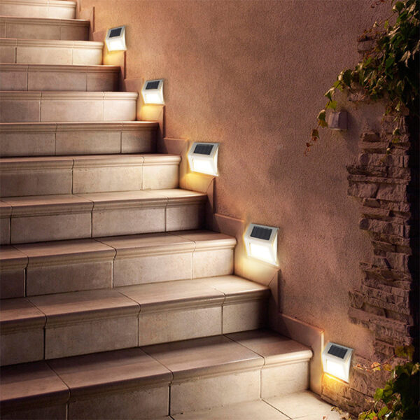 Solar stair lamp garden courtyard corner 6LED small night light - Image 2