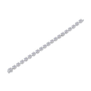 About Time Luxury Fashion Mossan Diamond S925 Silver Bracelet Comparable To Natural Diamonds