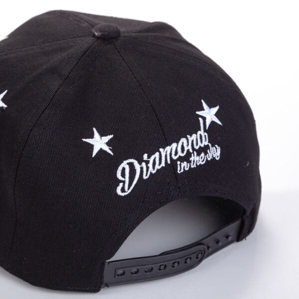 Five-pointed Star Embroidery Outdoor Sun-shade Sun Protection Flat-brimmed Cap - Image 3