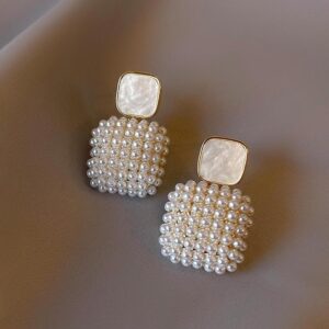 High-grade Pearl Earrings Simple