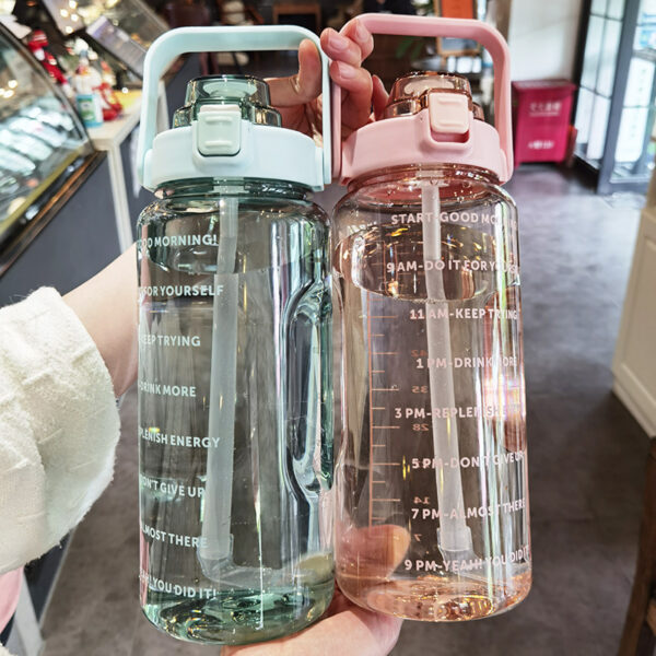 Large Plastic Cup Portable Water Bottle - Image 4