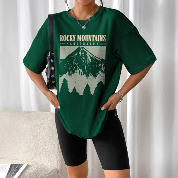 Women's Summer Loose Casual Mountain & Letter Print - Image 3