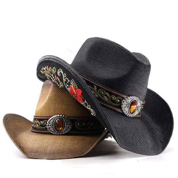 Cowboy Hat Tibet Tourism Photo Beach Sun-proof - Image 7