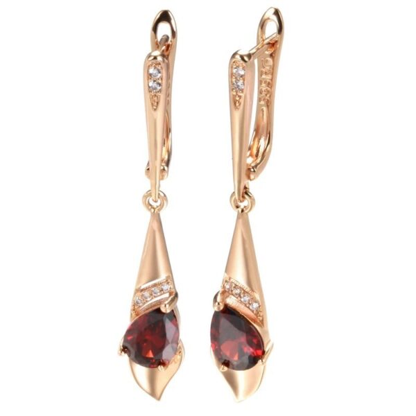 Japan And South Korea Simple Zircon Earrings Women's Ear Clip Kazakhstan - Image 4