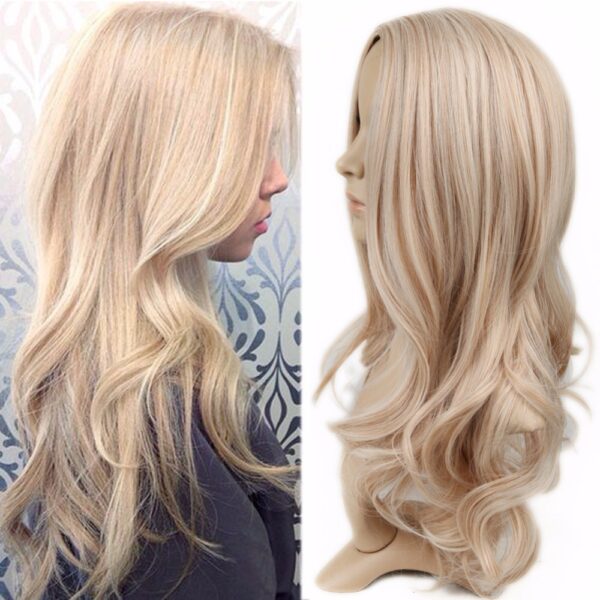 Fashion mid-length curly hair dyed wig - Image 3