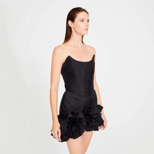 Flowers Bandage One-piece Dress Birthday Party Short - Image 3