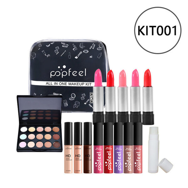Makeup Cosmetics Set Beginner Combination Concealer Eyeliner Eyebrow Pencil - Image 5