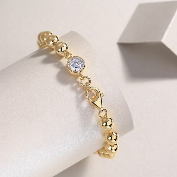 Luxury Fashion Mossan Diamond S925 Silver Bracelet Comparable To Natural Diamonds - Image 3