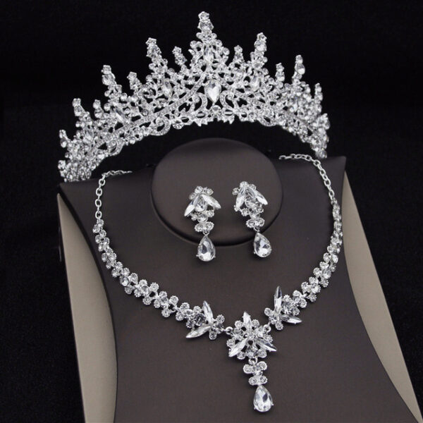 Royal Queen Bridal Jewelry Sets For Women Luxury Tiaras Crow - Image 6
