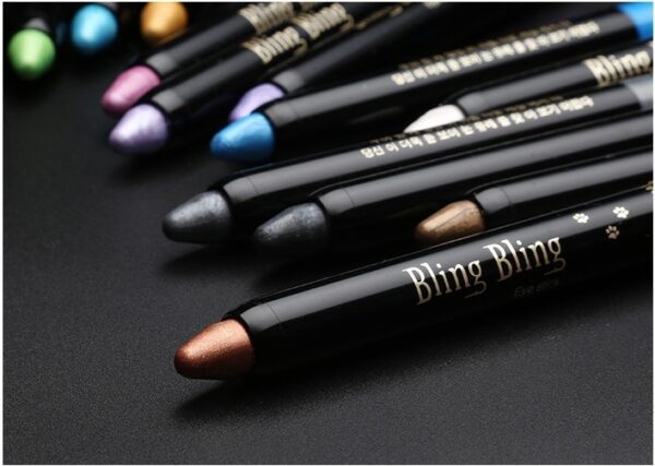 Pearlescent Silkworm Eyeshadow Pen Lasting Waterproof And Not Blooming Shiny Pearlescent Gel Pen 15 Color Eye Shadow Pen - Image 7