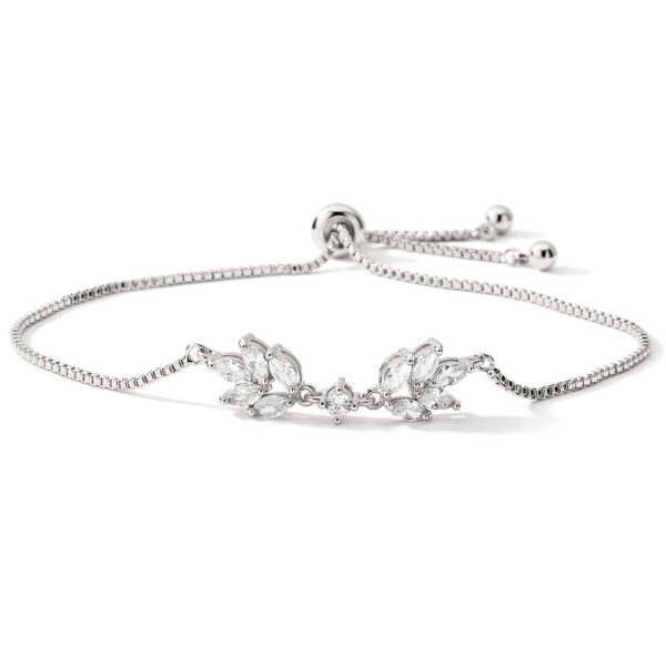 Special-interest Design Personalized Creative Zipper Open Adjustable Zircon Bracelet - Image 2