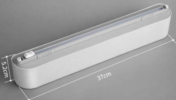 Upgraded Plastic Sharp Cutter Fixing Foil Cling Film Wrap Dispenser Fixed Refrigerator Storage Holder Kitchen Tool Accessories - Image 5