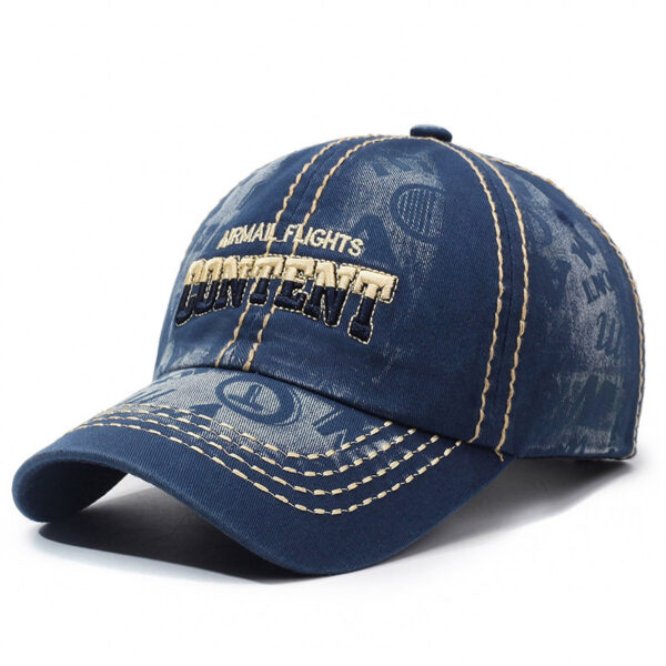 Retro Washed Baseball Cap For Men And Women Couple - Image 2