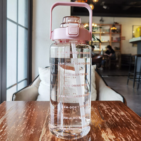 Large Plastic Cup Portable Water Bottle - Image 3