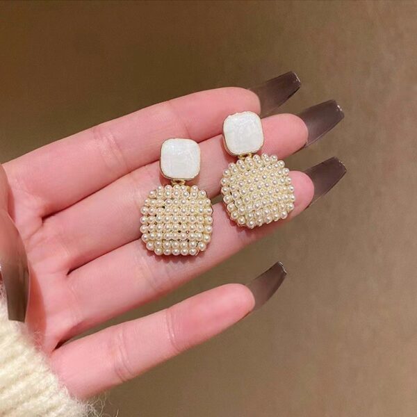 High-grade Pearl Earrings Simple - Image 5