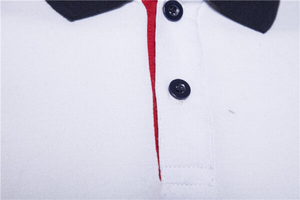 Short-sleeved T-shirt Stitching Embroidery Men's Plus Size Basic Top - Image 5