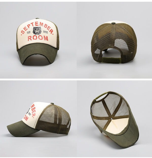 All-match Tall Crown Sunshade Breathable Peaked Cap - Image 3