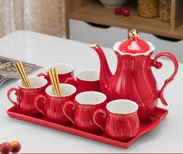 Wedding Drinking Glass Set Living Room Festive - Image 8