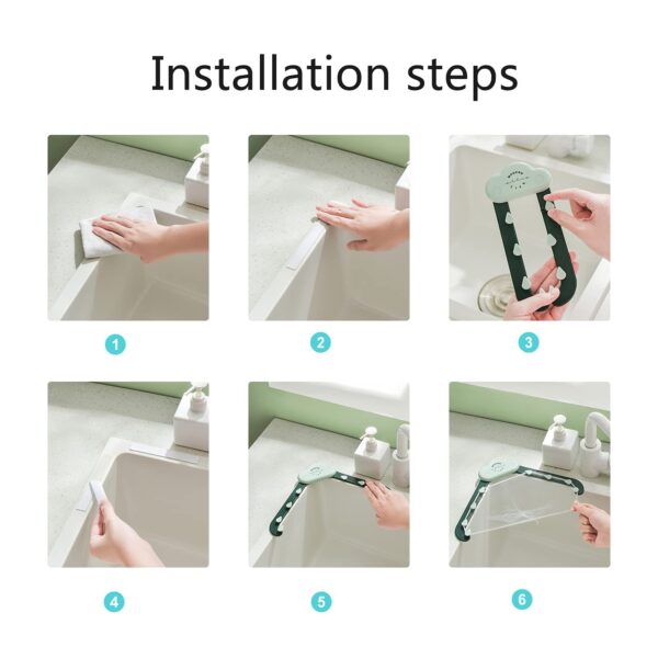 Triangular Cloud Sink Drain Rack Kitchen Garbage Filter Screen Dish Washing Sink Leftovers Rice Anti-blocking Kitchen Gadgets - Image 7