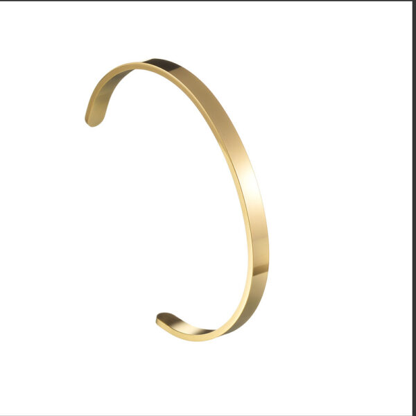 C- Shaped Bracelet Vacuum Plating Does Not Fade - Image 9