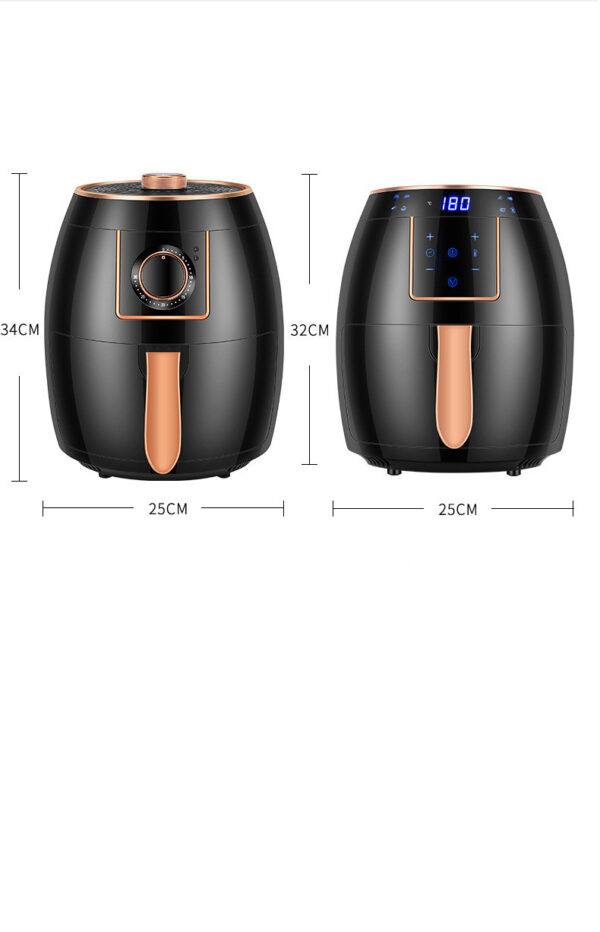 5.5 L US Standard Cross-border Air Fryer Touch Screen Automatic Fryer British Standard Deep Frying Pan Chips Machine Airfryer - Image 5
