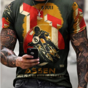 Men's Casual Round Neck Short Sleeve T-shirt