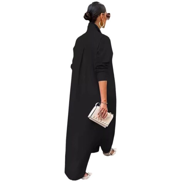 Solid Color Loose Long Sleeves Extra Large Size - Image 3