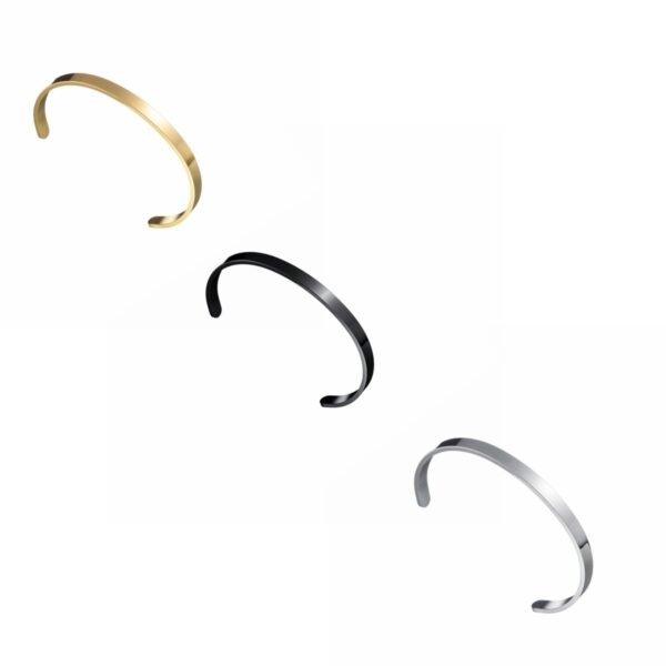 C- Shaped Bracelet Vacuum Plating Does Not Fade - Image 6