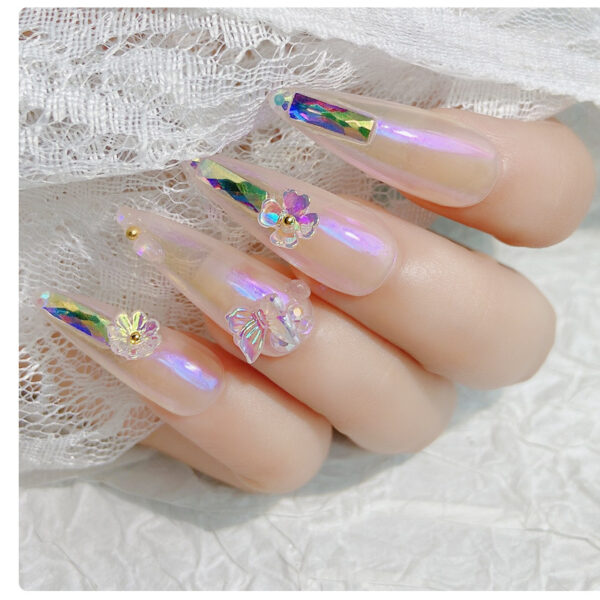 Flower Butterfly Nail - Image 7
